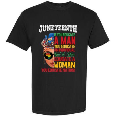 Juneteenth 1865 Celebrating Black Women Our Black Mothers Garment-Dyed Heavyweight T-Shirt