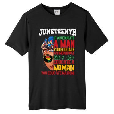 Juneteenth 1865 Celebrating Black Women Our Black Mothers Tall Fusion ChromaSoft Performance T-Shirt