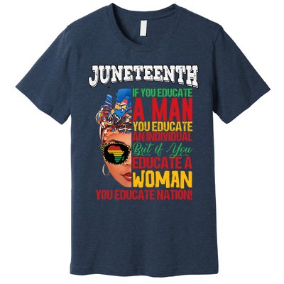 Juneteenth 1865 Celebrating Black Women Our Black Mothers Premium T-Shirt