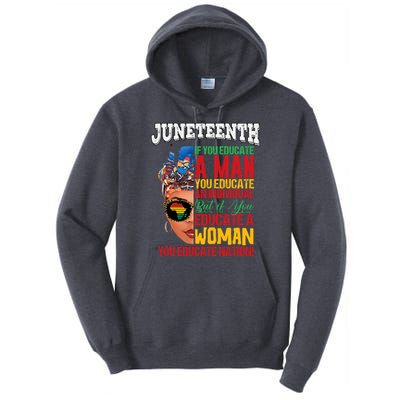 Juneteenth 1865 Celebrating Black Women Our Black Mothers Tall Hoodie