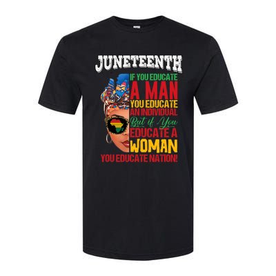 Juneteenth 1865 Celebrating Black Women Our Black Mothers Softstyle® CVC T-Shirt