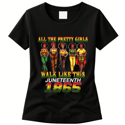 Juneteenth 1865 Celebrate Freedom Celebrating Womens T-Shirt