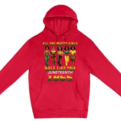 Juneteenth 1865 Celebrate Freedom Celebrating Premium Pullover Hoodie