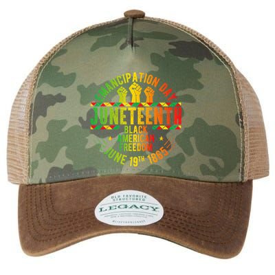 Juneteenth 1865 Celebrate Independence Day of Bold Black Legacy Tie Dye Trucker Hat