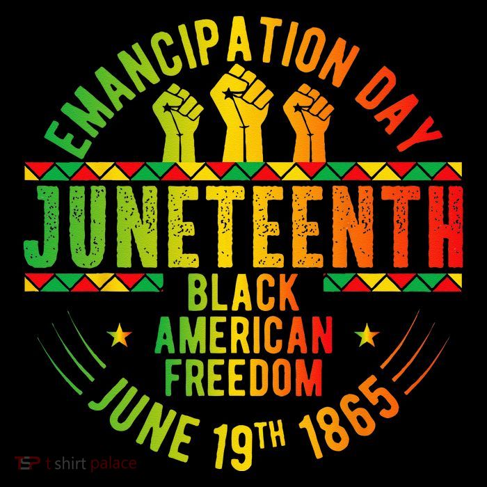 Juneteenth 1865 Celebrate Independence Day of Bold Black Button