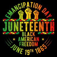 Juneteenth 1865 Celebrate Independence Day of Bold Black 16 in Basic Backpack