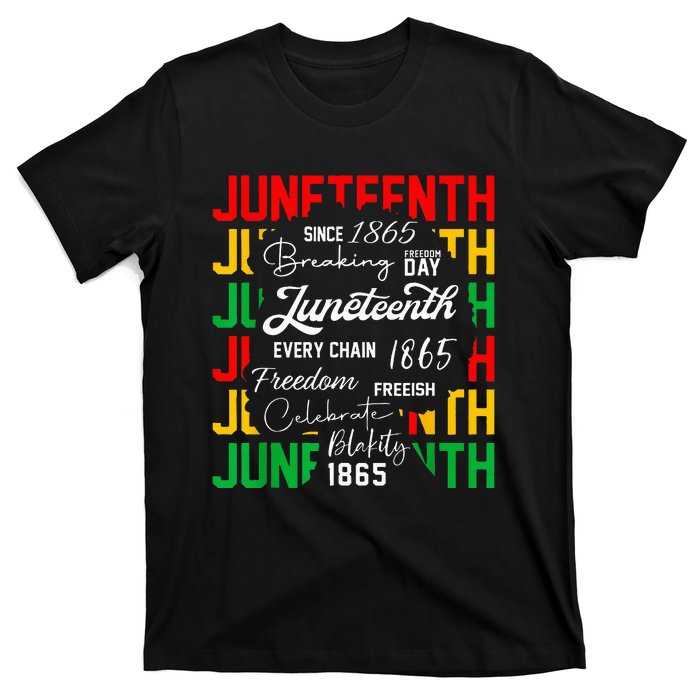 Juneteenth 1865 Celebrate Freedom Celebrating Black Women T-Shirt