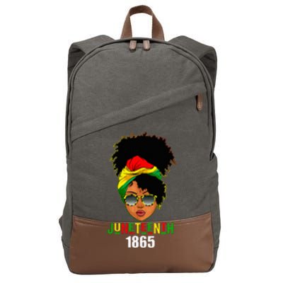 Juneteenth 1865 Celebrate Freedom Celebrating Cotton Canvas Backpack