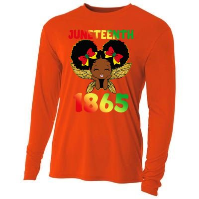 Juneteenth 1865 Celebrate Freedom Day Cooling Performance Long Sleeve Crew