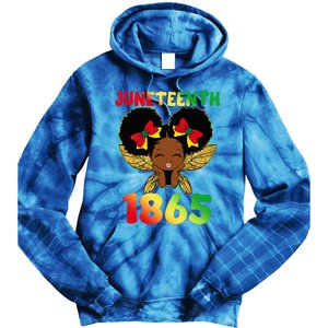 Juneteenth 1865 Celebrate Freedom Day Tie Dye Hoodie