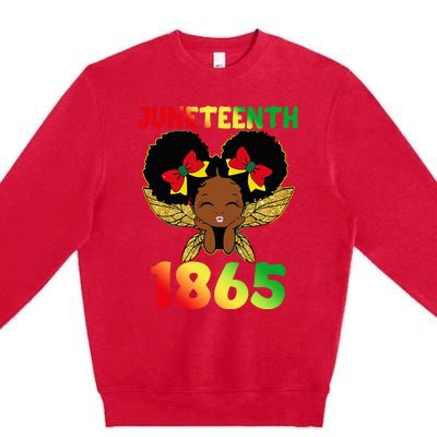 Juneteenth 1865 Celebrate Freedom Day Premium Crewneck Sweatshirt