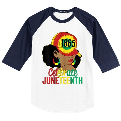 Juneteenth 1865 Celebrate Freedom Day African American Baseball Sleeve Shirt