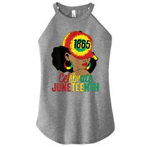 Juneteenth 1865 Celebrate Freedom Day African American Women's Perfect Tri Rocker Tank