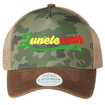Juneteenth 1865 Celebration Graphic Legacy Tie Dye Trucker Hat