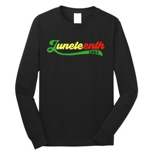 Juneteenth 1865 Celebration Graphic Long Sleeve Shirt