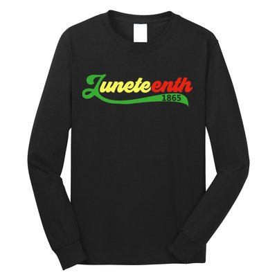 Juneteenth 1865 Celebration Graphic Long Sleeve Shirt