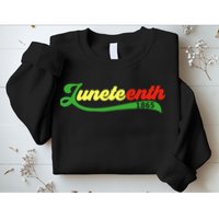 Juneteenth 1865 Celebration Graphic Sweatshirt