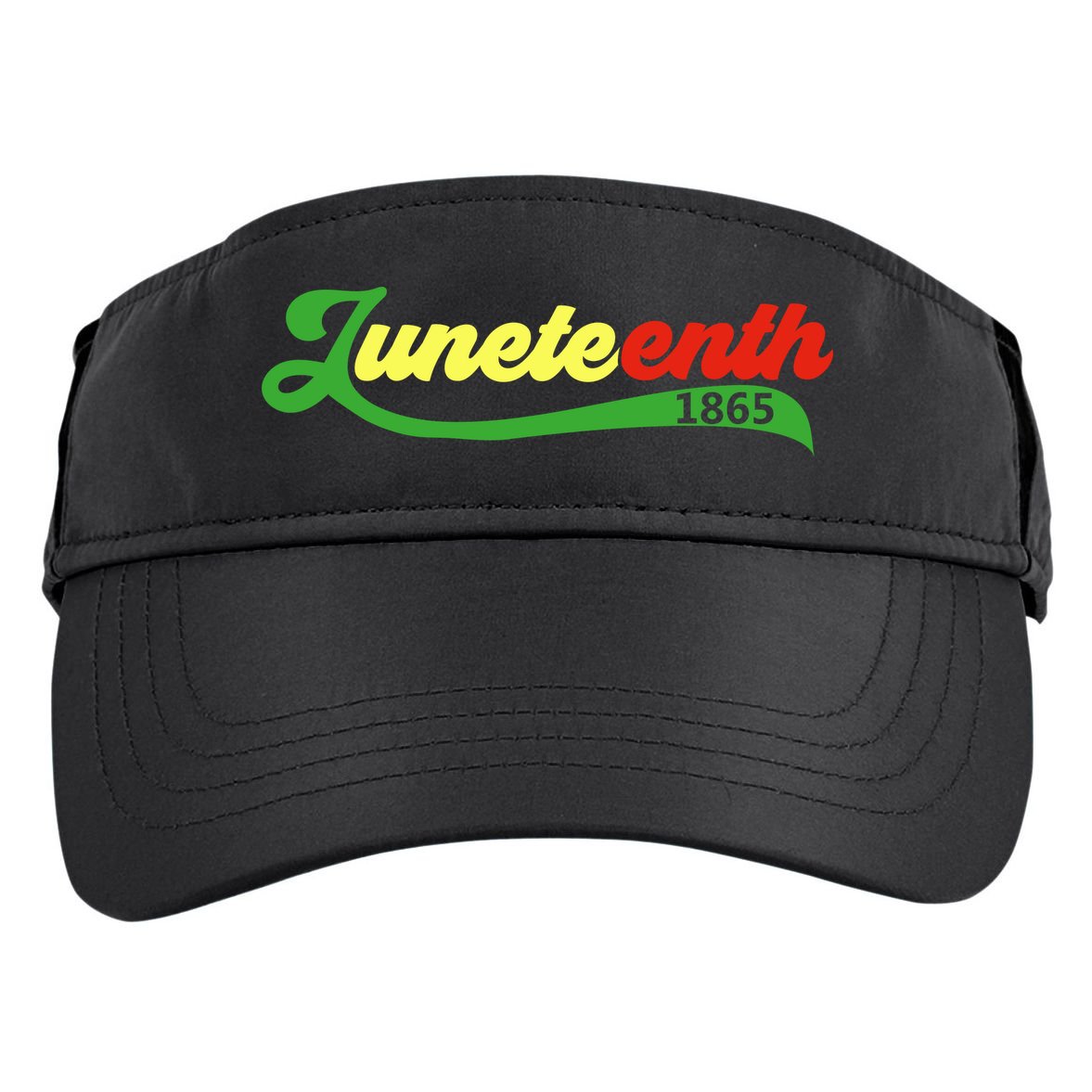 Juneteenth 1865 Celebration Graphic Adult Drive Performance Visor