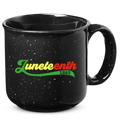 Juneteenth 1865 Celebration Graphic 15oz Campfire Ceramic Mug