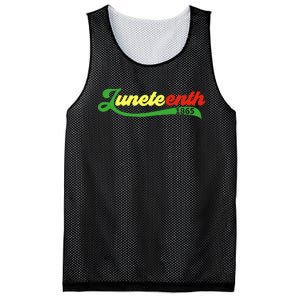 Juneteenth 1865 Celebration Graphic Mesh Reversible Basketball Jersey Tank