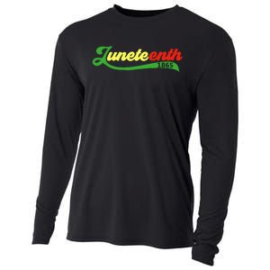 Juneteenth 1865 Celebration Graphic Cooling Performance Long Sleeve Crew