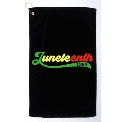 Juneteenth 1865 Celebration Graphic Golf Towel