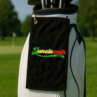 Juneteenth 1865 Celebration Graphic Golf Towel