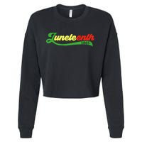 Juneteenth 1865 Celebration Graphic Cropped Pullover Crew