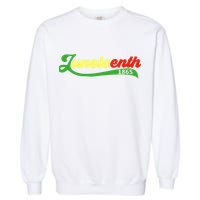Juneteenth 1865 Celebration Graphic Garment-Dyed Sweatshirt