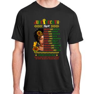 Juneteenth 1865 Dream Like Leader Black History Adult ChromaSoft Performance T-Shirt