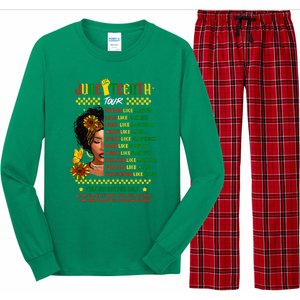 Juneteenth 1865 Dream Like Leader Black History Long Sleeve Pajama Set