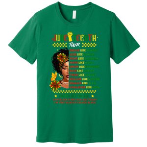 Juneteenth 1865 Dream Like Leader Black History Premium T-Shirt