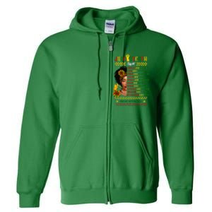 Juneteenth 1865 Dream Like Leader Black History Full Zip Hoodie