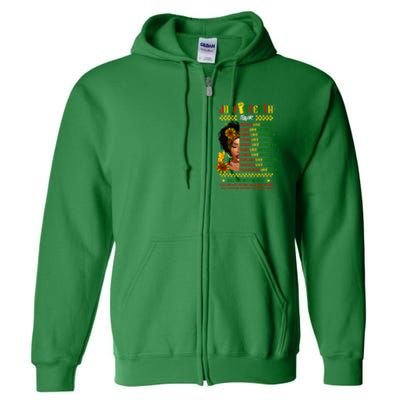 Juneteenth 1865 Dream Like Leader Black History Full Zip Hoodie