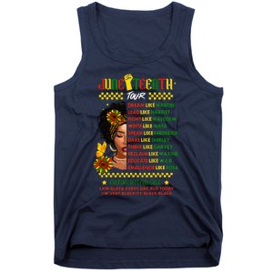 Juneteenth 1865 Dream Like Leader Black History Tank Top