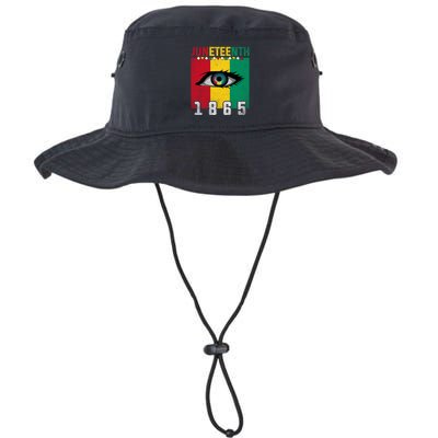 Juneteenth 1865 Eye Graphic Black History African American Gift Bucket Hat