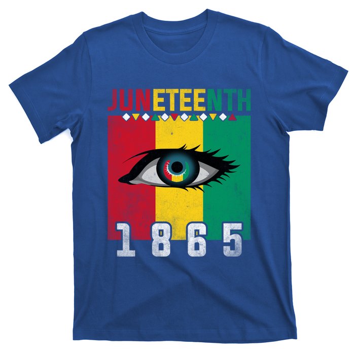 Juneteenth 1865 Eye Graphic Black History African American Gift T-Shirt