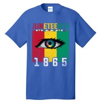 Juneteenth 1865 Eye Graphic Black History African American Gift Tall T-Shirt