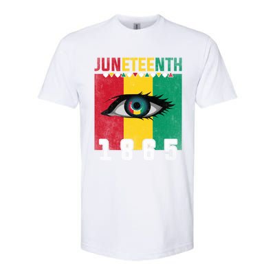 Juneteenth 1865 Eye Graphic Black History African American Gift Softstyle CVC T-Shirt