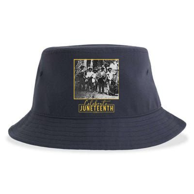 Juneteenth 1900 Emancipation Day Celebration Band Sustainable Bucket Hat