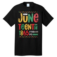 Juneteenth 1865 Freedom Day Celebrate Black History Tall T-Shirt