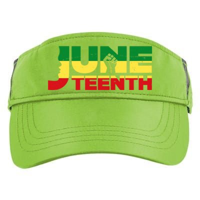 Juneteenth 1865 Freedom Black Pride Adult Drive Performance Visor