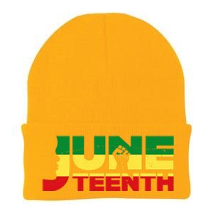 Juneteenth 1865 Freedom Black Pride Knit Cap Winter Beanie