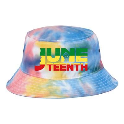 Juneteenth 1865 Freedom Black Pride Tie Dye Newport Bucket Hat