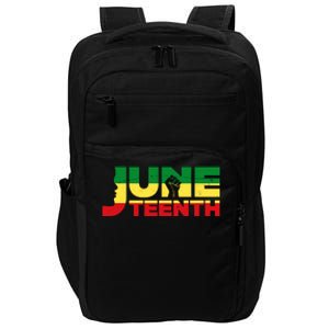 Juneteenth 1865 Freedom Black Pride Impact Tech Backpack