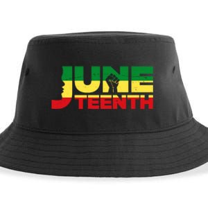 Juneteenth 1865 Freedom Black Pride Sustainable Bucket Hat