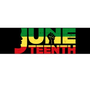 Juneteenth 1865 Freedom Black Pride Bumper Sticker