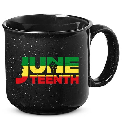 Juneteenth 1865 Freedom Black Pride 15oz Campfire Ceramic Mug