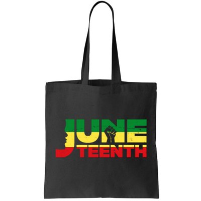 Juneteenth 1865 Freedom Black Pride Tote Bag