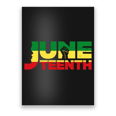 Juneteenth 1865 Freedom Black Pride Poster